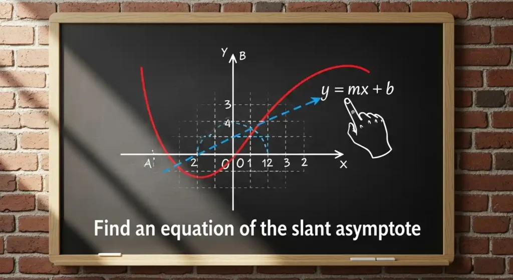 How to Find an Equation of the Slant Asymptote