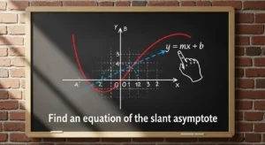 find an equation of the slant asymptote